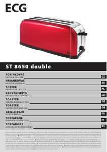 Bedienungsanleitung ECG ST 8650 Double Toaster