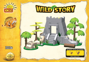 Bedienungsanleitung Cobi set 22220 Wild Story Lebensraum des Tigers