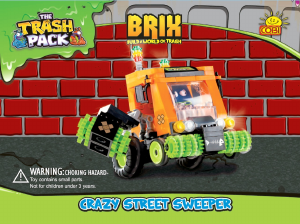 Bedienungsanleitung Cobi set 6240 Trash Pack Kleine Straßenfeger Maschine