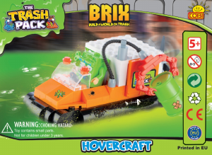 Bedienungsanleitung Cobi set 6258 Trash Pack Hovercraft / Luftkissenfahrzeug