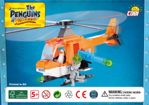 Bedienungsanleitung Cobi set 26160 Penguins of Madagascar Hubschrauber