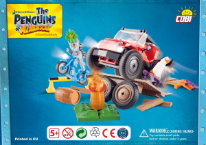 Bedienungsanleitung Cobi set 26190 Penguins of Madagascar Monster Truck