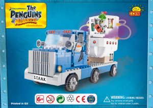 Bedienungsanleitung Cobi set 26280 Penguins of Madagascar S.T.A.N.K. Wagen