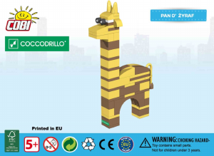 Handleiding Cobi set 01288 Other Coccodrillo - Giraf
