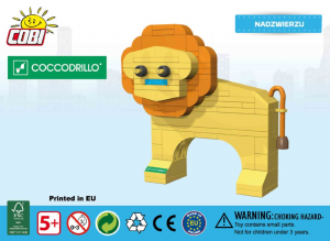 Handleiding Cobi set 01289 Other Coccodrillo - Leeuw