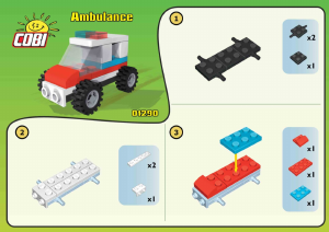 Handleiding Cobi set 01290 Other Ambulance