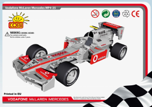 Hướng dẫn sử dụng Cobi set 25162 McLaren MP4-25 (2010)