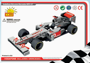 Rokasgrāmata Cobi set 25163 McLaren MP4-27 (2012)