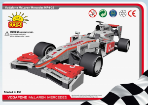 Handleiding Cobi set 25262 McLaren MP4-25
