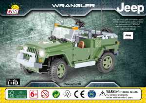 Bedienungsanleitung Cobi set 24260 Jeep Wrangler 1/18