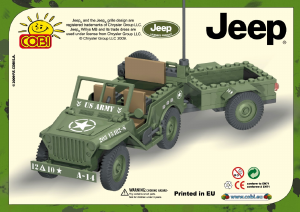 Bedienungsanleitung Cobi set 24500 Jeep Willys MB mit Landungsbooten