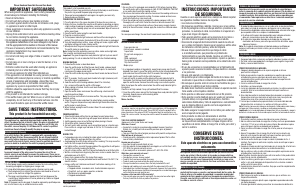 Manual de uso Black and Decker WM1000B Gofrera