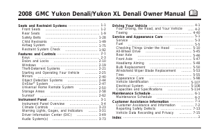 Handleiding GMC Yukon XL Denali (2008)