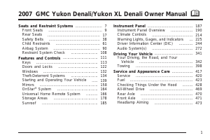 Handleiding GMC Yukon Denali (2007)