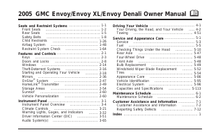 Handleiding GMC Envoy XL (2005)