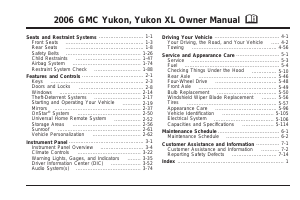 Handleiding GMC Yukon (2006)