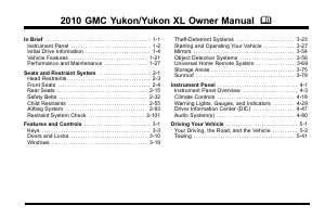 Handleiding GMC Yukon XL (2010)