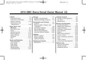 Handleiding GMC Sierra 1500 (2014)