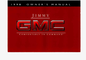 Handleiding GMC Jimmy (1998)