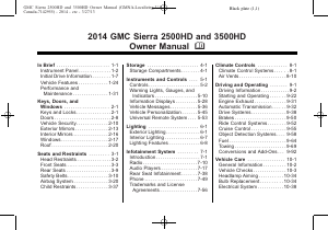 Handleiding GMC Sierra 2500HD (2014)