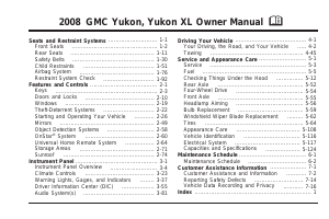 Handleiding GMC Yukon (2008)
