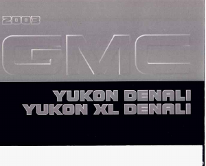 Handleiding GMC Yukon Denali (2003)