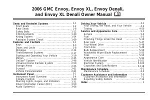 Handleiding GMC Envoy XL (2006)