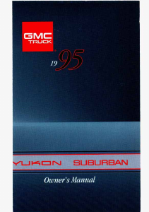 Handleiding GMC Suburban (1995)