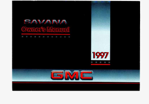 Handleiding GMC Savana Passenger (1997)