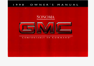 Handleiding GMC Sonoma (1998)