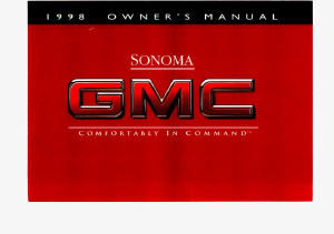 Bruksanvisning GMC Sonoma (1998)