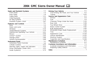 Handleiding GMC Sierra 2500 Crew Cab (2004)