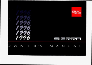 Bruksanvisning GMC Sierra 1500 (1996)