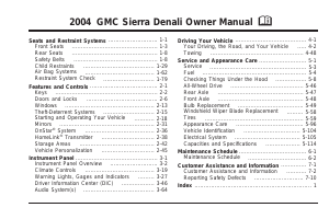 Handleiding GMC Sierra 1500 Crew Cab (2004)
