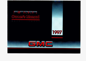 Handleiding GMC Sierra 1500 (1997)