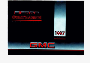 Bruksanvisning GMC Sierra 1500 (1997)