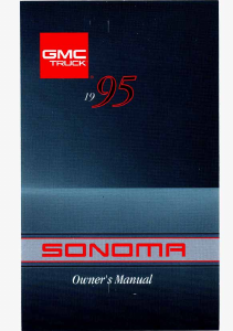 Handleiding GMC Sonoma (1995)