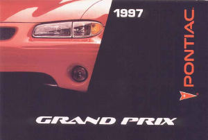 Handleiding Pontiac Grand Prix (1997)