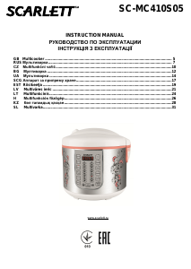 Handleiding Scarlett SC-MC410S05 Multicooker