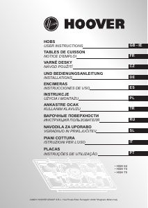 Kullanım kılavuzu Hoover HGH64SDWCE X Ocak