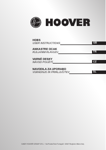 Kullanım kılavuzu Hoover HGH64SF X Ocak