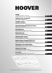 Kullanım kılavuzu Hoover HGH 64SQDX Ocak