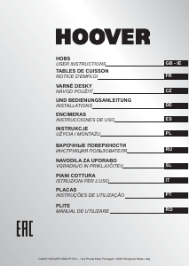 Manual de uso Hoover HGV93SXV W Placa