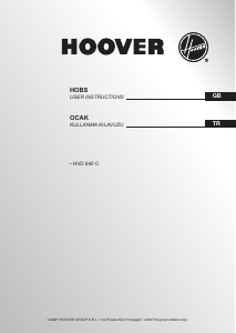 Kullanım kılavuzu Hoover HVD 640 C/1 Ocak
