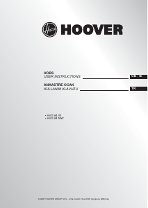 Kullanım kılavuzu Hoover HVG64MW Ocak