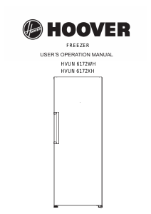 Bruksanvisning Hoover HVUN 6172XH Frys