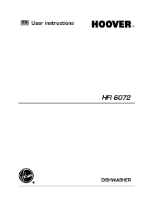Handleiding Hoover HFI 6072-80 Vaatwasser