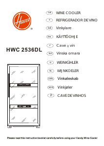 Manual Hoover HWC 2536 DL Cave de vinho