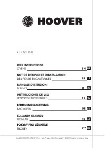 Manuál Hoover HOZ3150IN Trouba