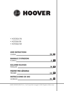 Kullanım kılavuzu Hoover HOT3161BI Fırın